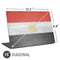 Egyptian Flag Distressed Universal Laptop 15in (12.2 x 8.8in) Skin
